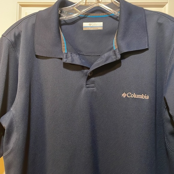 Columbia Omni-Shade Polo Shirt - Navy Blue - Picture 3 of 8
